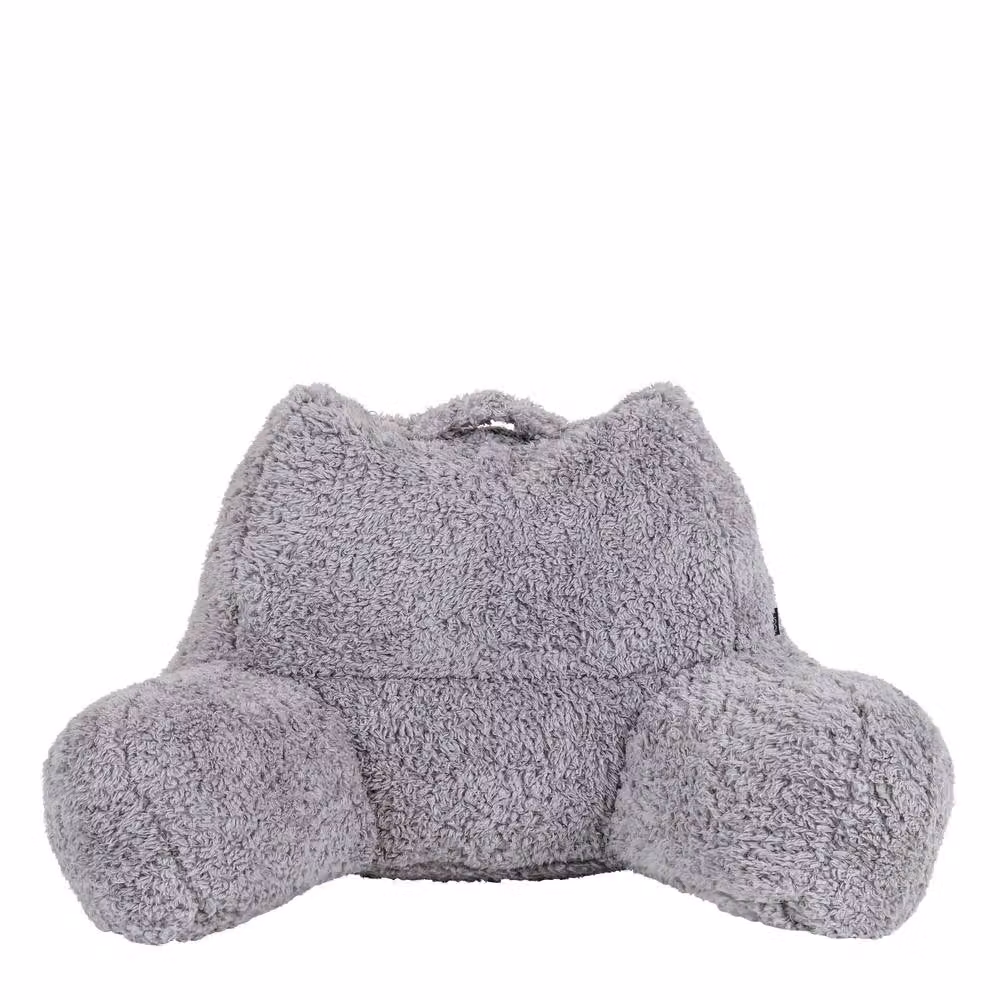icon Kingston Faux Fur Classic Bean Bag and Cuddle Cushion in Grey – 4