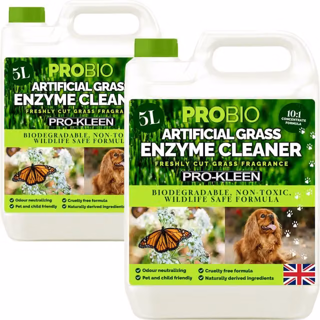 ProKleen ProBio Artificial Grass Cleaner and Probiotic Deodoriser with Fresh Cut Grass Fragrance, 2 x 5 l – 1