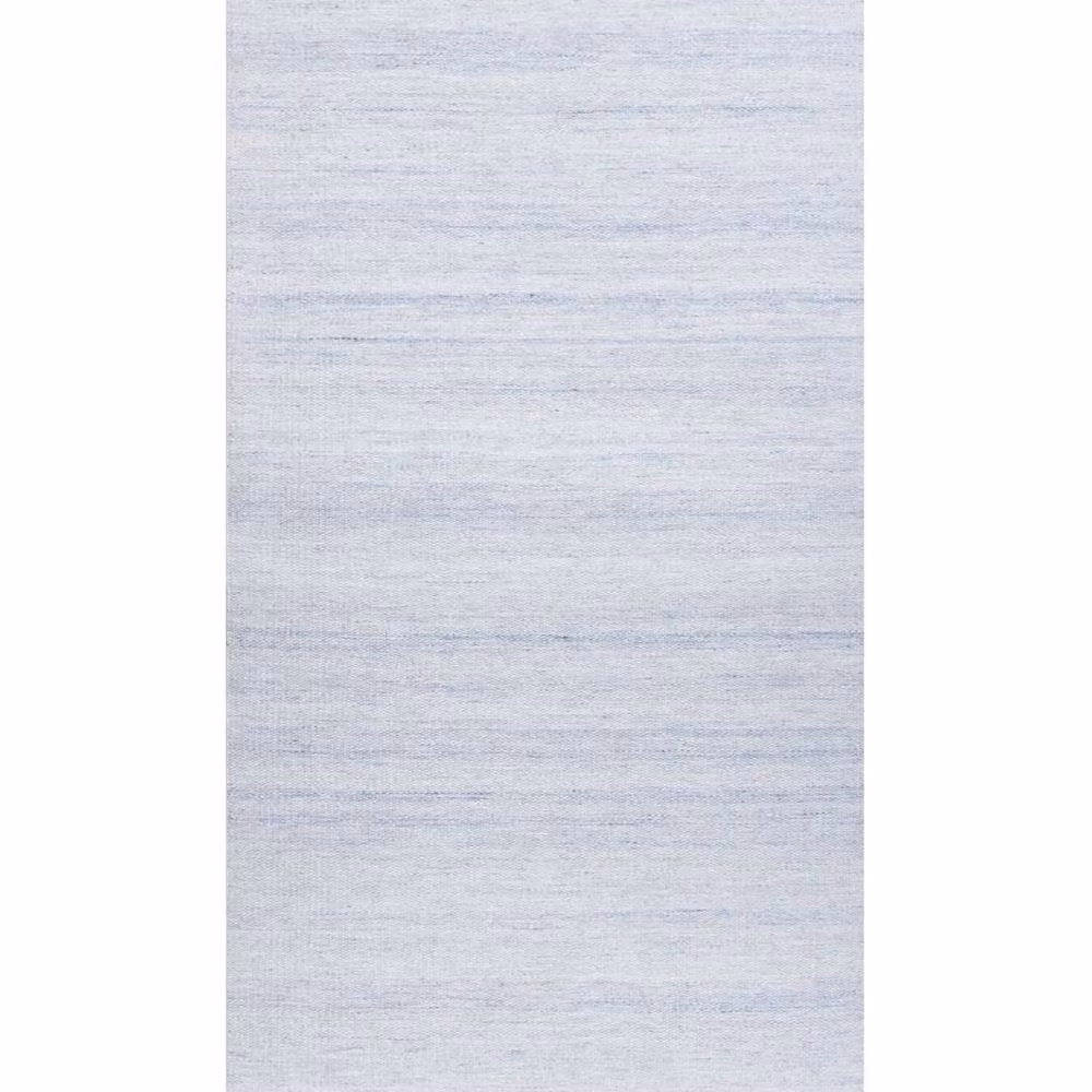Wyld and Coco Blue PET Indoor-Outdoor Fringe Rug, W: 80 cm, L: 150 cm – 2