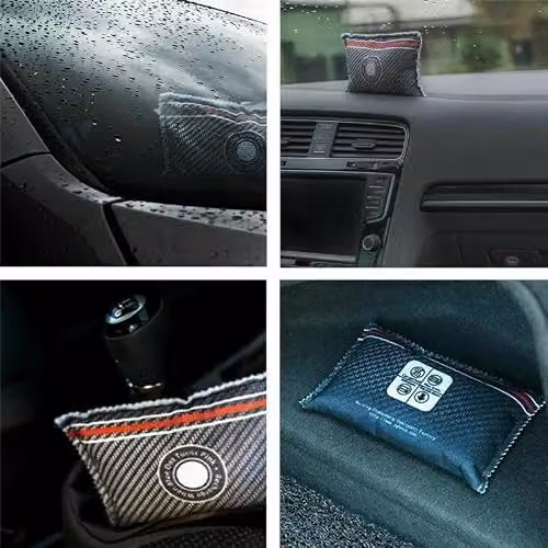 Dyzi Reusable Car and Home Moisture Absorber Dehumidifier Bag, 400g, Black – 4