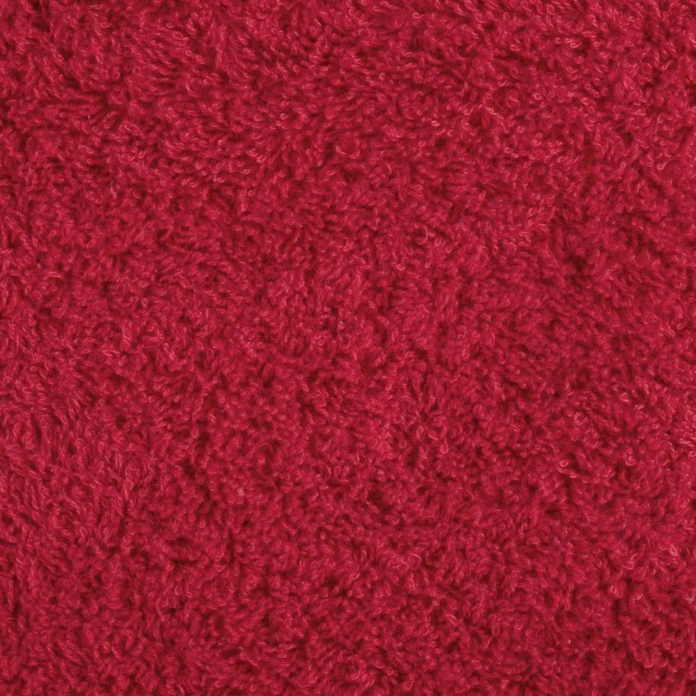 Berkfield Home SOLUND Premium Cotton Terry Towels, 10 Piece Set, Red, W: 100 cm, L: 200 cm, 600 gsm – 4
