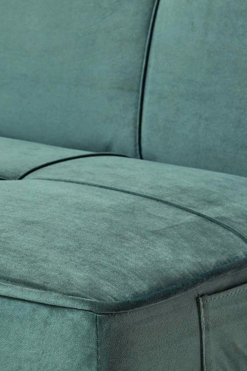 Homescapes Bower Velvet Sofa Bed in Green, W/D/H: 175 x 97 x 83 cm – 2