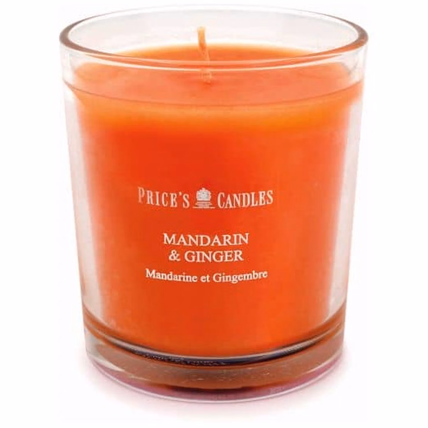 Price's Mandarin and Ginger Scented Glass Jar Candle, Orange – 2