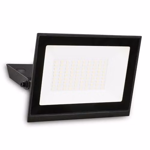 Briloner Black 50W LED Floodlight with 4500lm Neutral White Light, IP65 Waterproof, Adjustable Outdoor Security Spotlight, W/D/H: 17.5 x 18.5 x 3 cm – 11