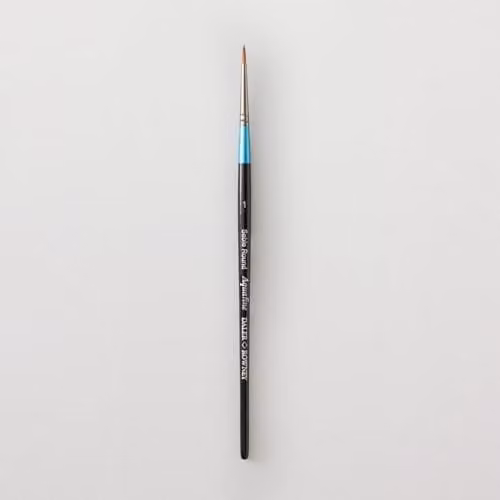 Daler-Rowney Aquafine Round Watercolour Brush with Natural Sable Hair and Short Handle – 1