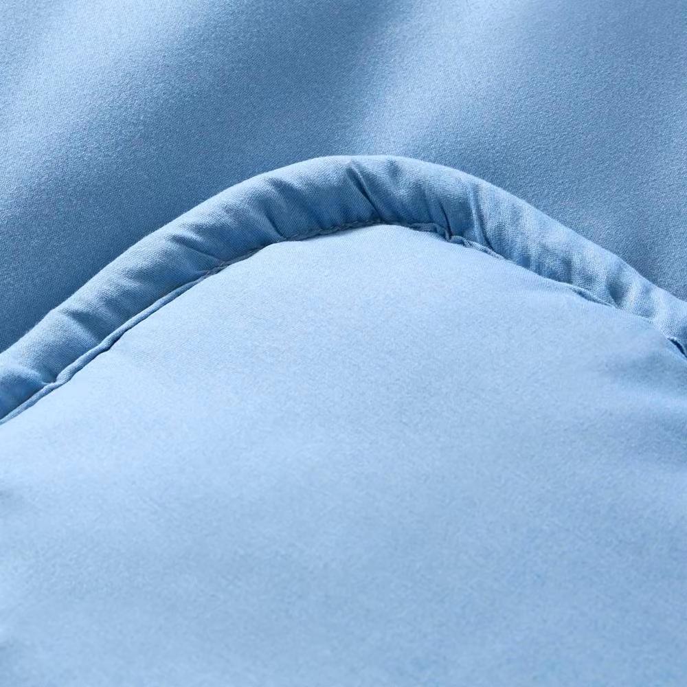 OHS Blue 10.5 TOG Coverless Duvet and Pillowcase Bedding Set for Adults, Single Size – 2