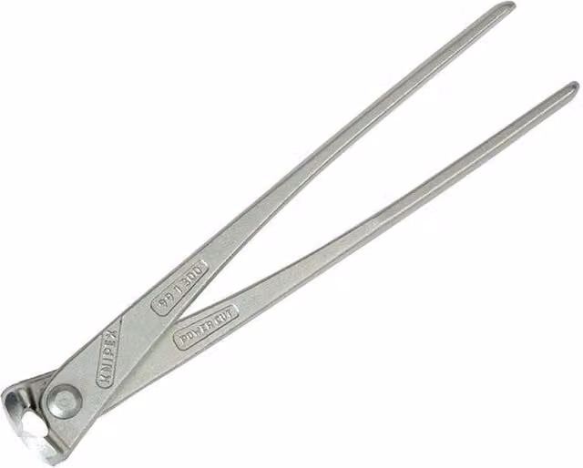 Knipex High Leverage Concreter's Nippers in Silver