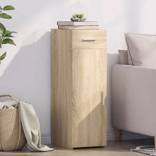 vidaXL Sonoma Oak Sideboard in Brown, W/D/H: 30 x 42.5 x 93 cm – 2