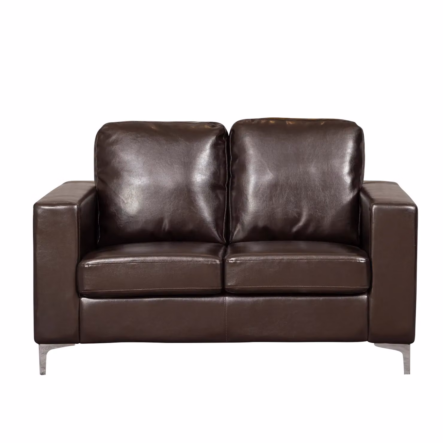 Artemis Home Woodleigh 2 Seat Sofa in Brown Synthetic Leather – 2