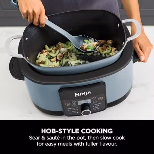 Ninja Foodi PossibleCooker 8-in-1 Slow Cooker, 8L, Sea Salt Grey MC1001UK – 5