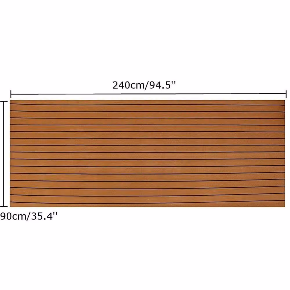 Nordara EVA Foam Teak Marine Boat Flooring Mat in Brown – 2