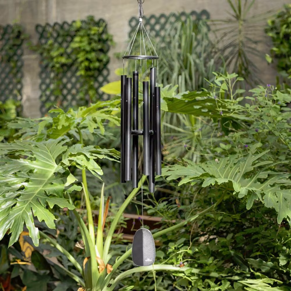 Woodstock Chimes Black Bells of Paradise Large Metal Wind Chimes – 4