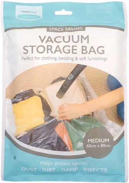 H&L Reusable Vacuum Bag in Transparent