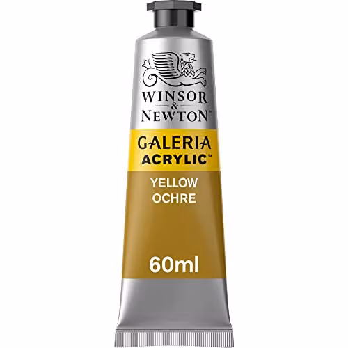 Winsor & Newton Galeria Acrylic Paint, Yellow Ochre, 60 ml – 2
