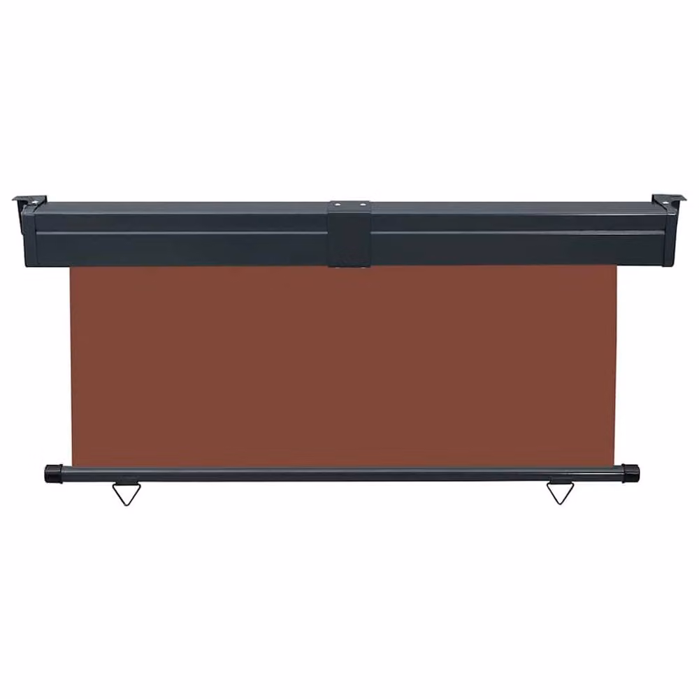 Berkfield Home Stylish Balcony Side Awning in Brown, W: 170 cm, H: 250 cm – 2