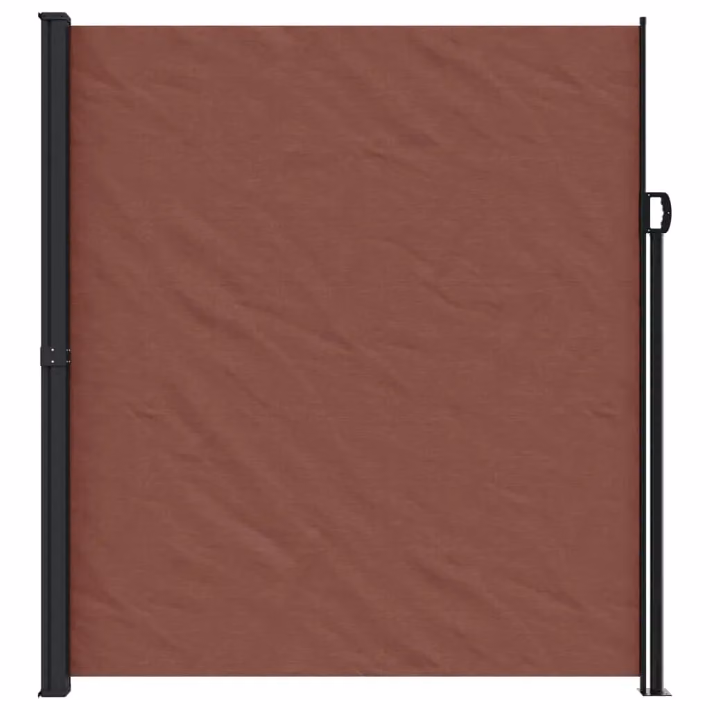 Berkfield Home Retractable Side Awning in Brown, W/H: 500 x 220 cm – 2