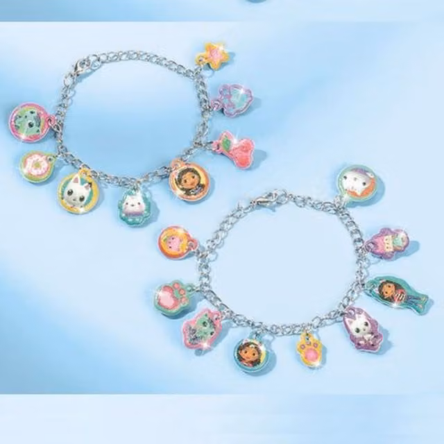 Totum Gabby's Dollhouse Charm Bracelets in Silver and Multicolour Metal