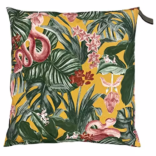 Riva Home Medinilla Tropical Outdoor Cushion, Multicolour, W/D/H: 43 x 43 x 43 cm – 5