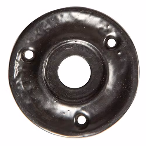 Hammer and Tongs Oval Rim and Mortice Door Knob in Matt Black Iron – 3