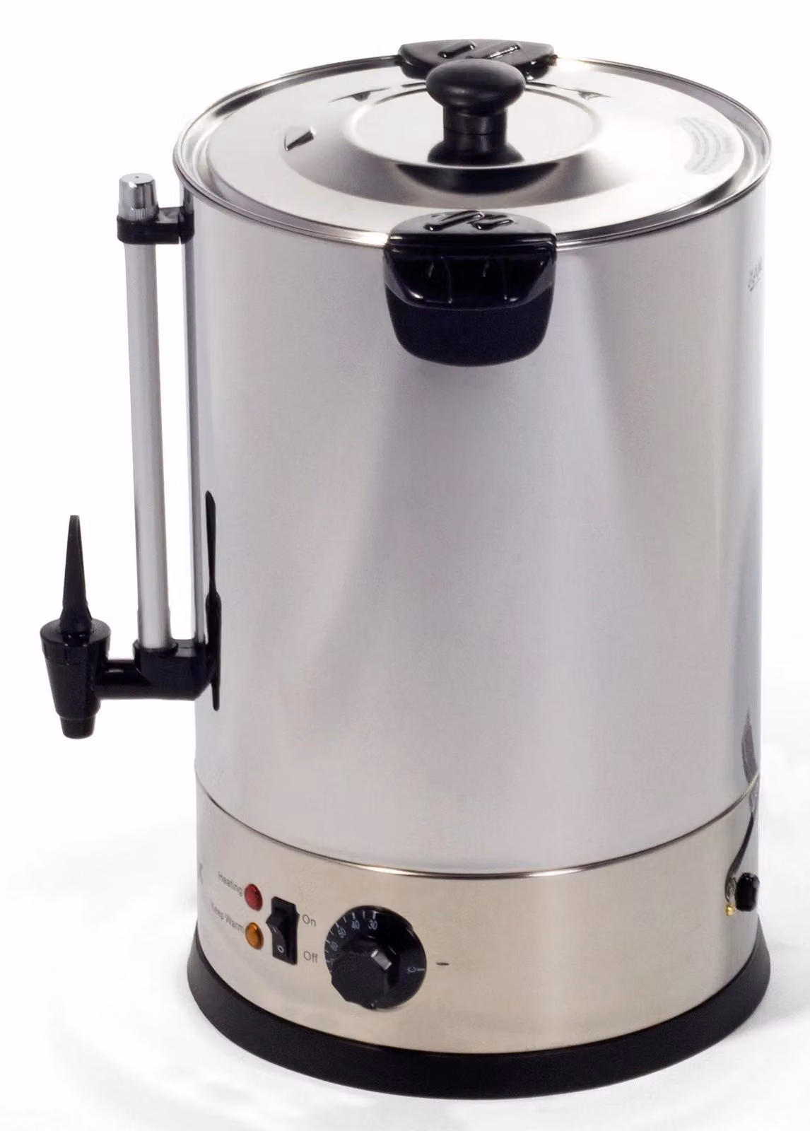 Igenix Silver Stainless Steel Catering Urn and Hot Water Boiler with Keep Warm Function, 15 Litre – 2