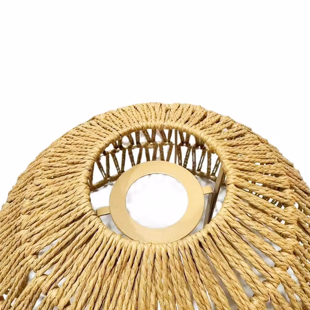 Voltico Handmade Brown Jute Rope Round Pendant Lampshade, Diameter: 28 cm – 5