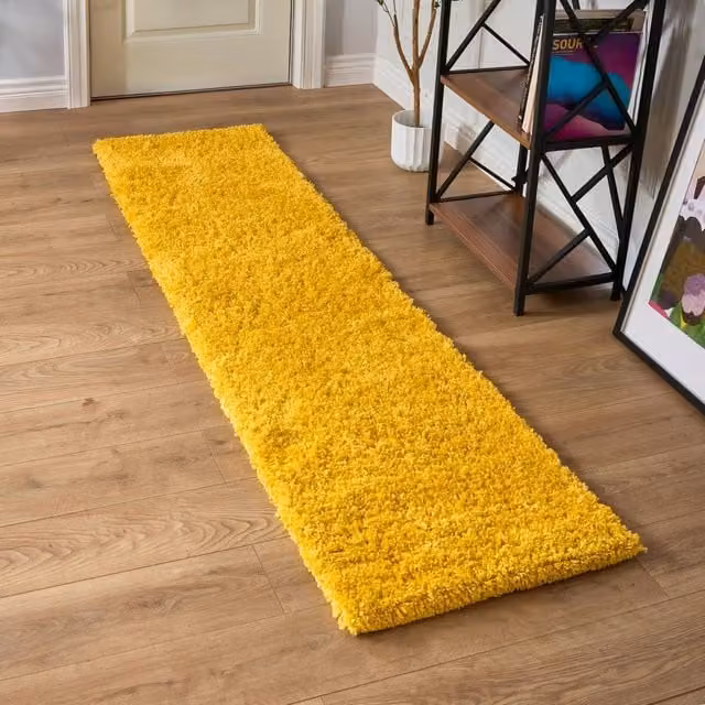 Bravich LTD Shaggy Area Rug in Yellow, W/D: 120 x 170 cm – 1