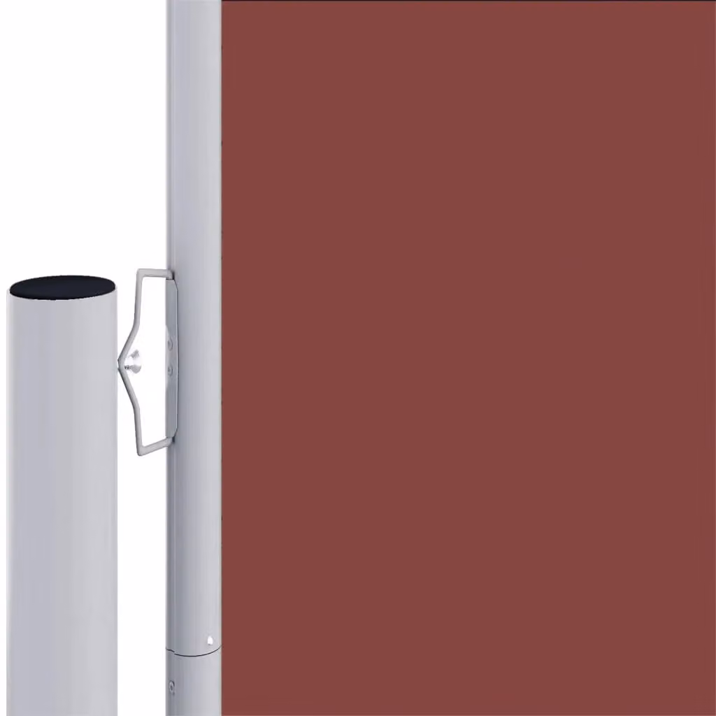 Berkfield Home Retractable Brown Polyester Roller Side Awning W/D/H: 1200 x 180 x 180 cm – 3