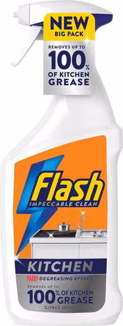 Flash Multi Purpose Kitchen Spray Multicolour 750ml - 800ml