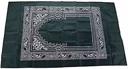 KAV Foldable Waterproof Pocket Prayer Mat with Compass in Green, W/D: 110 x 60 cm – 1