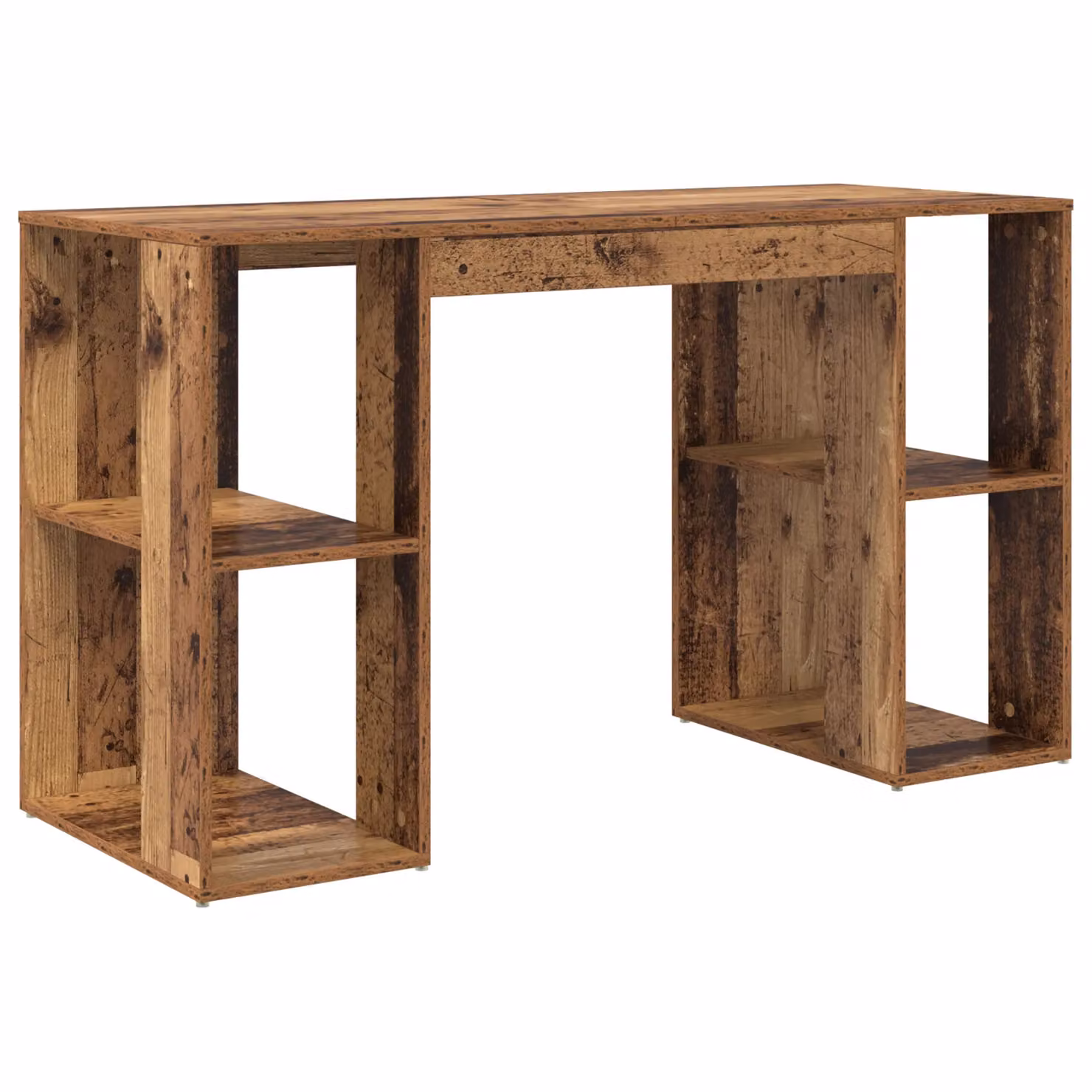 Berkfield Home Brown Reclaimed Solid Wood Writing Desk – 2