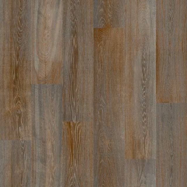 Vinyl Flooring UK Dark Grey Wood Effect Textile Backed Vinyl Flooring Sheet W: 300 cm, D: 400 cm