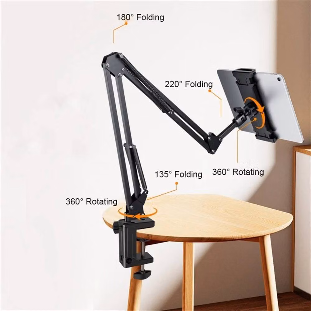 PAWNORA Clamp Mount Tablet Stand in Black – 3