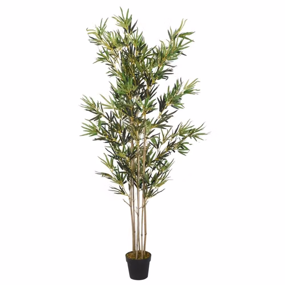 Berkfield Home Artificial Bamboo Tree, Green, Height: 200 cm – 2