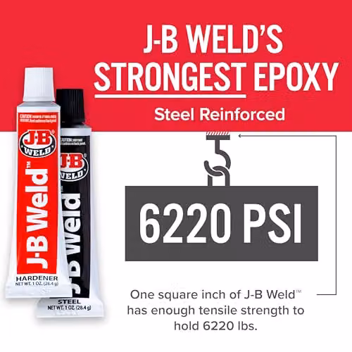 JB Weld Original Cold-Weld Heat Resistant Epoxy in Grey and White – 2