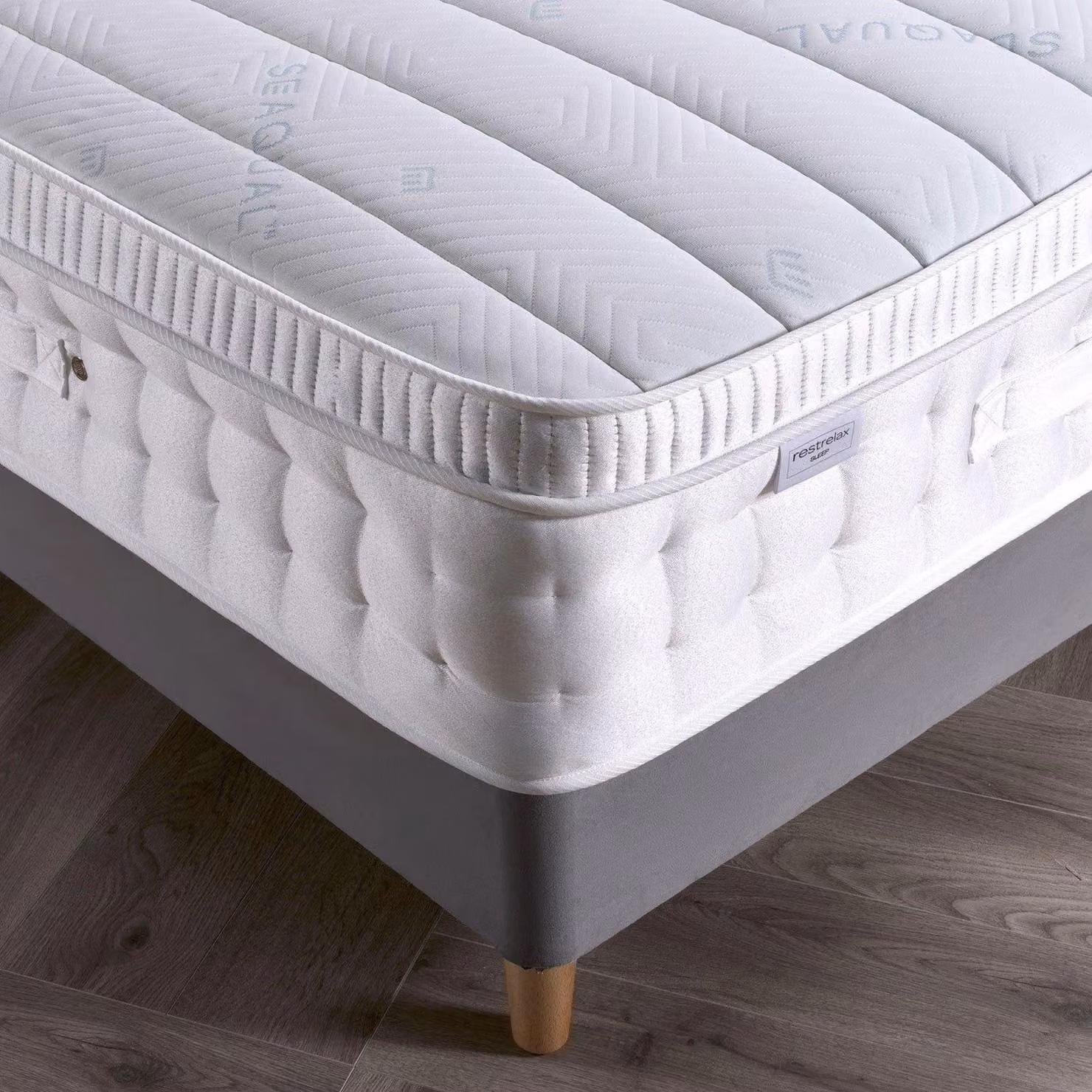 Rest Relax Caesar 1500 Hybrid Pocket Sprung Box Top Mattress, White, W/D/H: 150 x 200 x 33 cm – 3