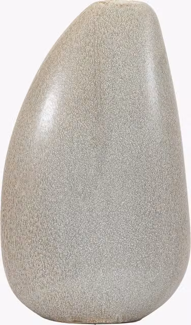 Perch & Parrow Umi Pebble Large Ceramic Vase in Beige