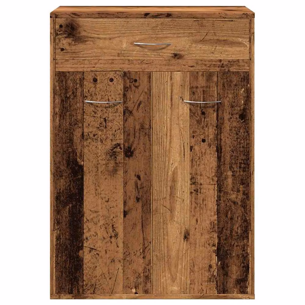 Berkfield Home Rustic Shoe Cabinet in Brown, W/D/H: 60 x 35 x 84 cm – 4
