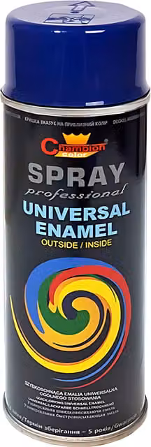 Sola Universal High Gloss Enamel Spray Paint, Night Blue (RAL 5022), 400 mL
