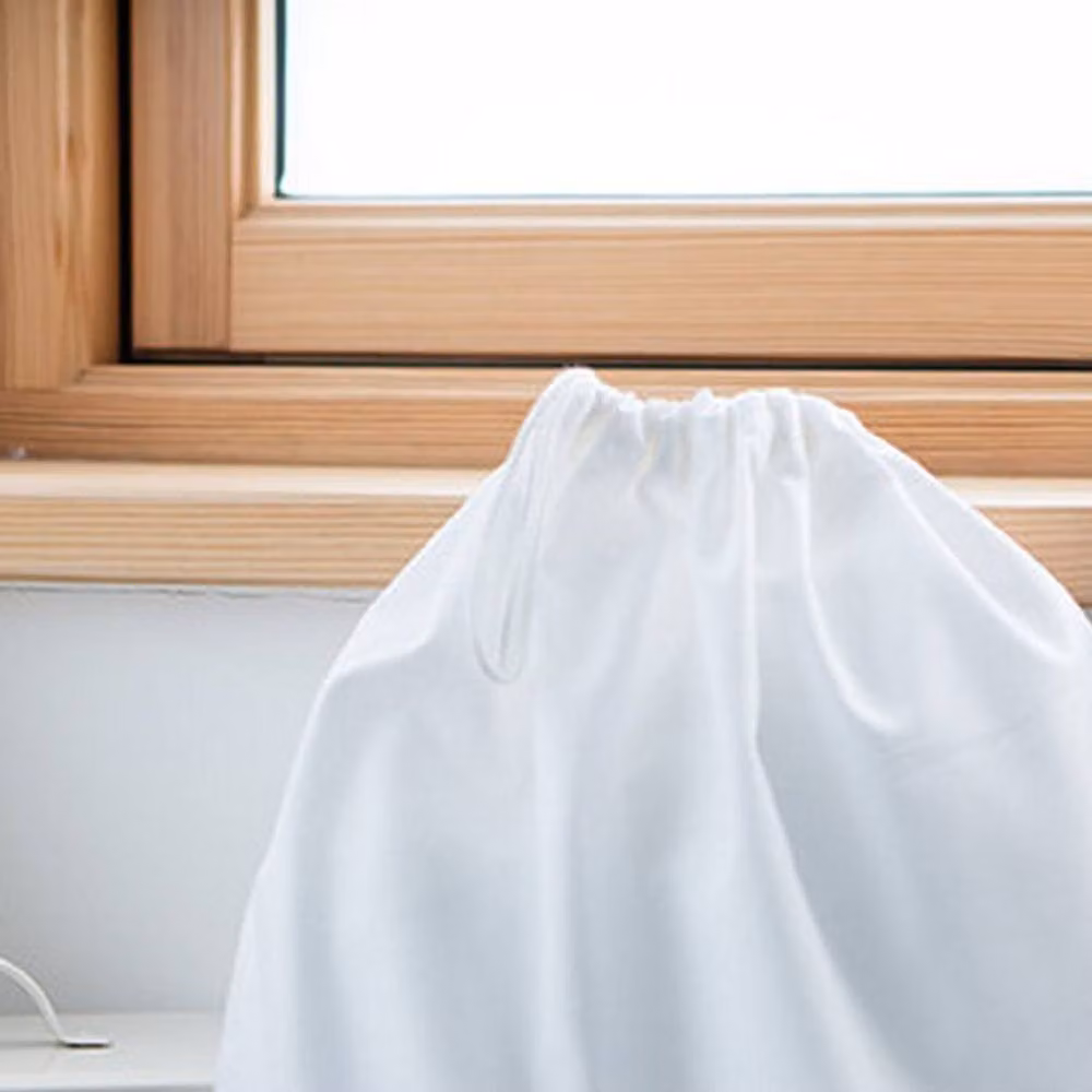Towel City White Cotton Laundry Bag – 2
