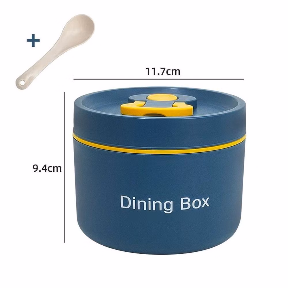 FLAVORA Blue Thermal Insulated Stainless Steel Portable Hot Food Container, 650 ml – 2