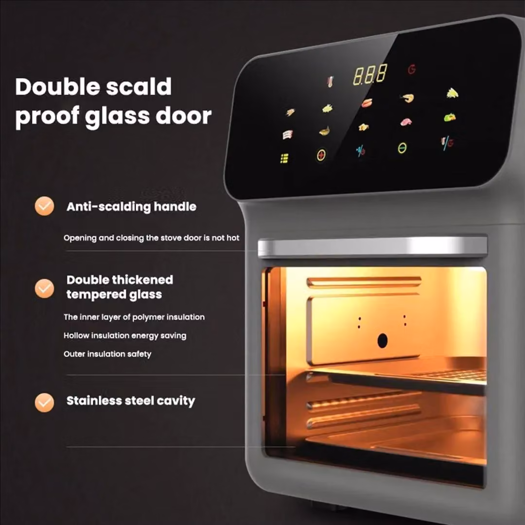 SPETLEK Digital Air Fryer Kitchen Oven in Black with Digital Display and Timer – 7