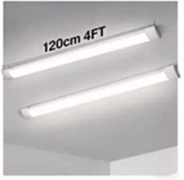 Nordara 2-Piece White LED Linear Batten Tube Light Set – 1