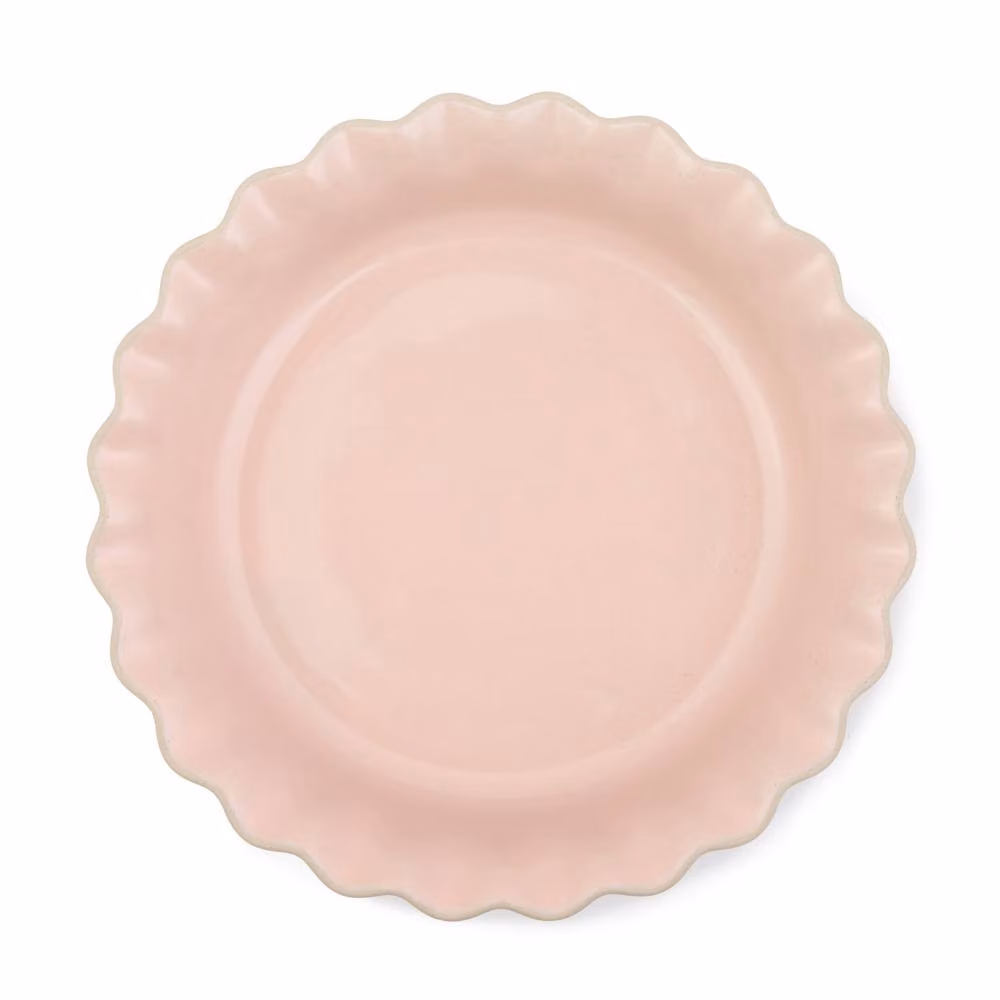 Jamie Oliver Big Love Proper Puds and Pie Set, Pink and Green Stoneware Pie Dish – 3