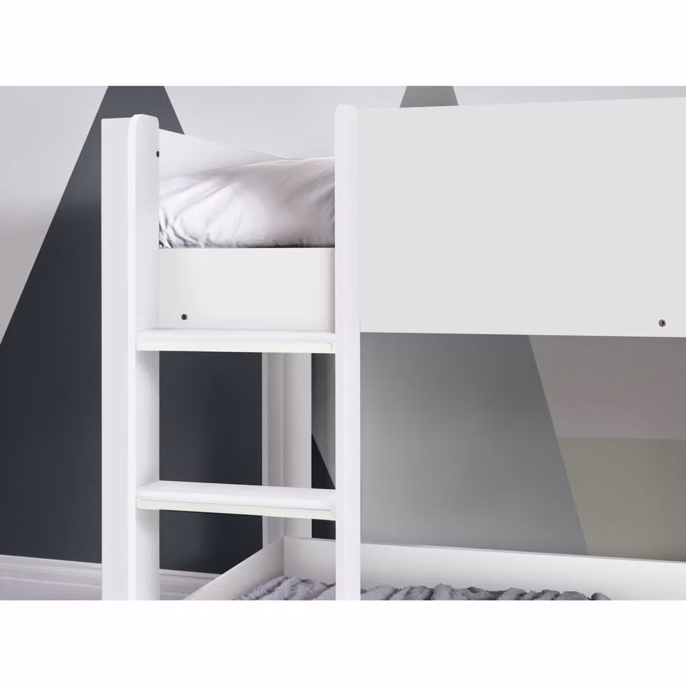 Cheshire Mirage Modern Single Bunk Bed in White, W/D/H: 90 x 200 cm – 3