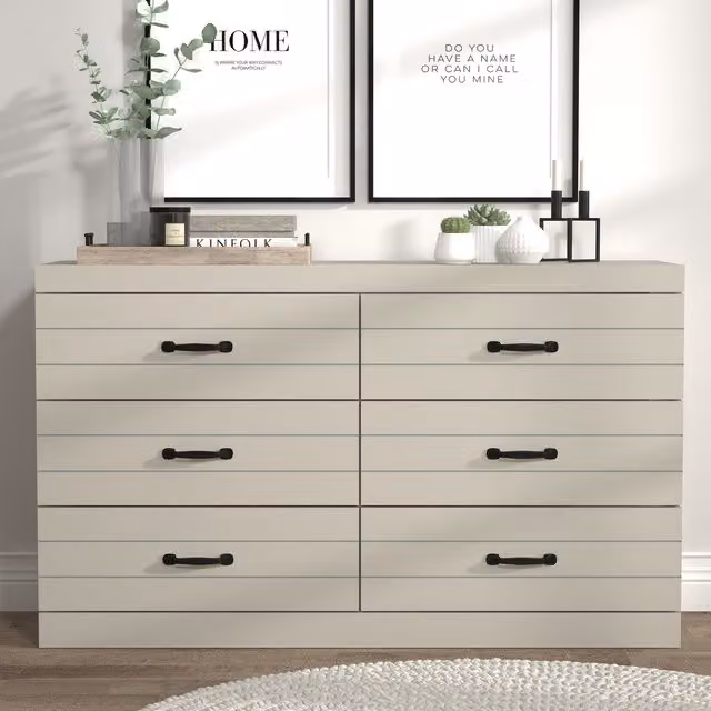 Galano Allington Modern Drawer Chest in Grey