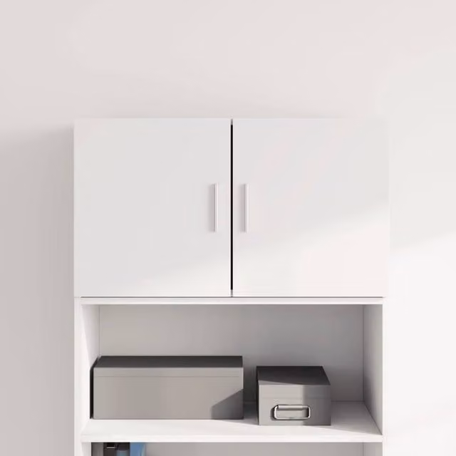 Berkfield Home White Wall Mounted Cabinet W/D/H: 70 x 42.5 x 40 cm