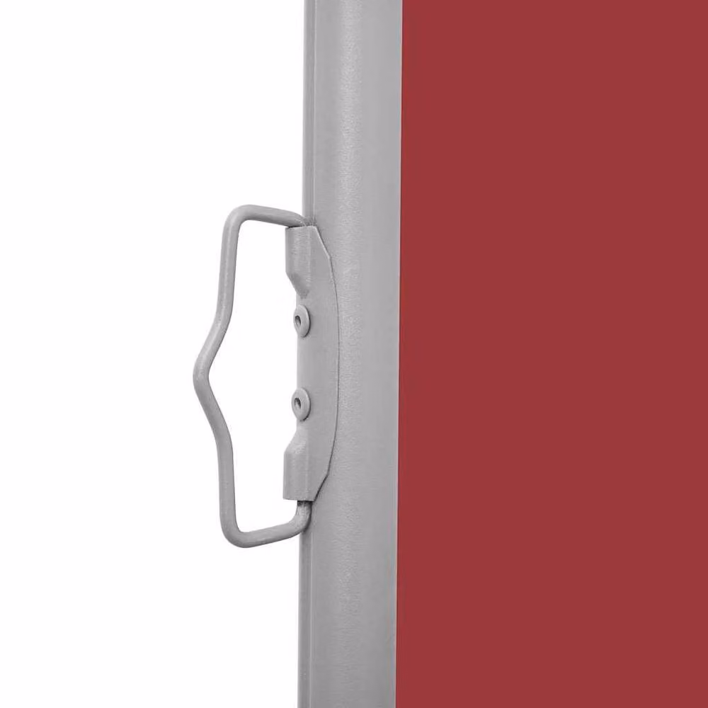 Berkfield Home Red Retractable Side Awning with Steel Frame and Polyester Fabric, W/D/H: 600 x 140 x 140 cm – 3