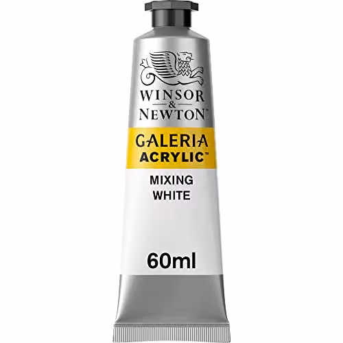 Winsor & Newton Galeria Acrylic Paint, Mixing White, 60 ml – 2