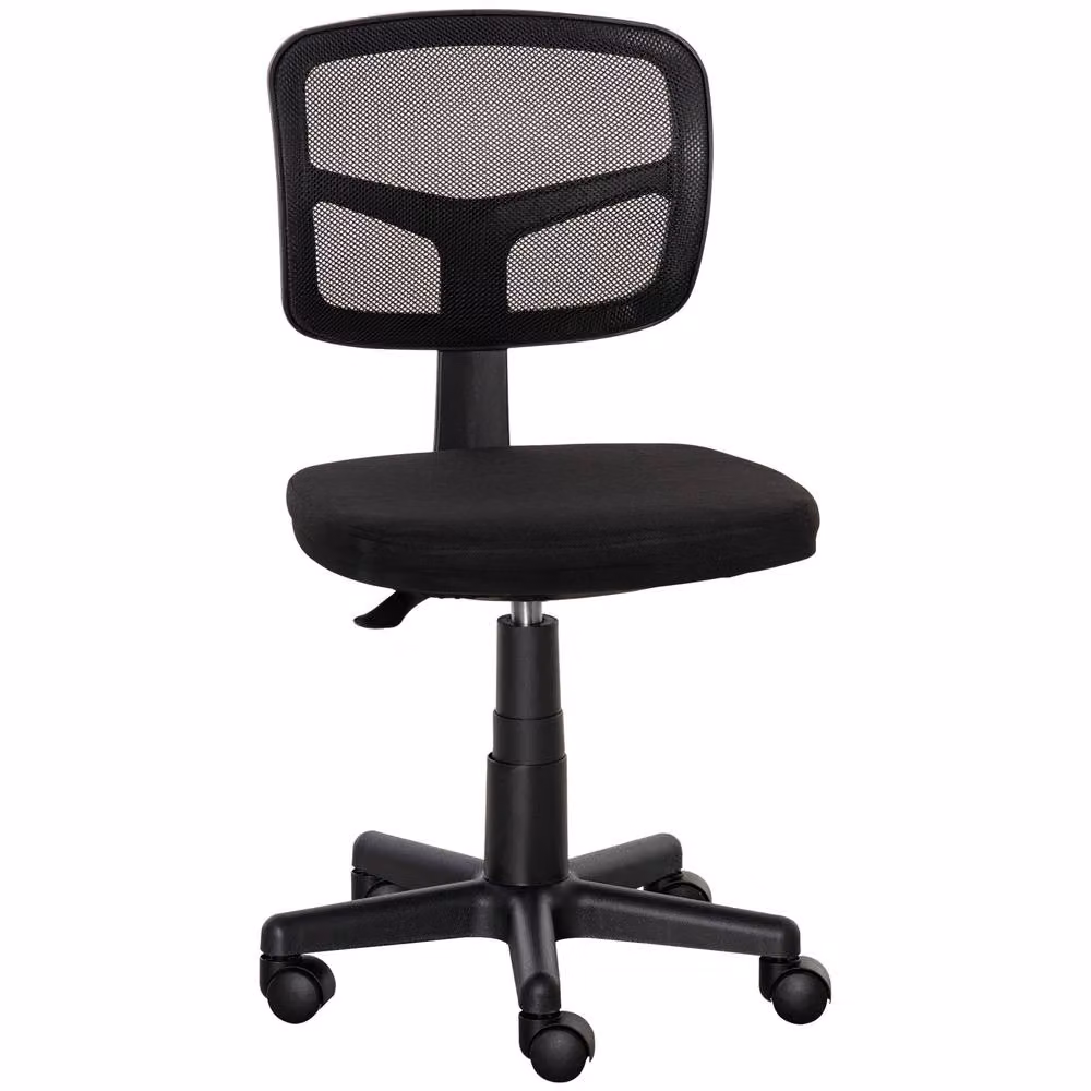 Rolipo Ergonomic Mesh Office Chair in Black with 360 Degree Swivel for Home or Office – 2