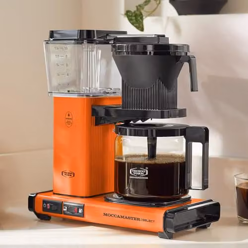 Technivorm Moccamaster KBG Select Filter Coffee Machine, Orange, 1.25 l – 4